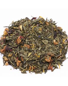 Té verde con frutas de la pasión