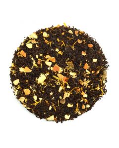 Té negro de naranja