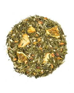 Té verde naranja fruta de la pasión