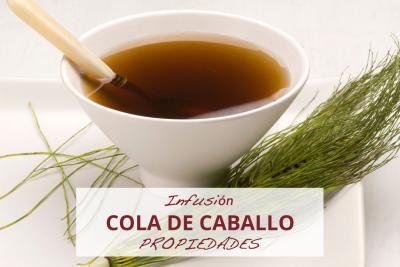 Propiedades de la infusión de 'cola de caballo'